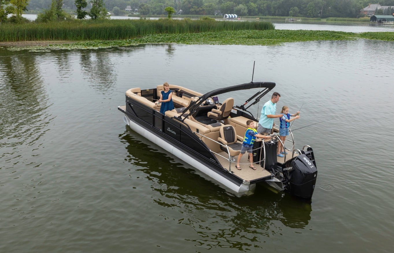 New Barletta Cabrio Cast-N-Cruise Lounge Luxury Pontoon Boats For Sale