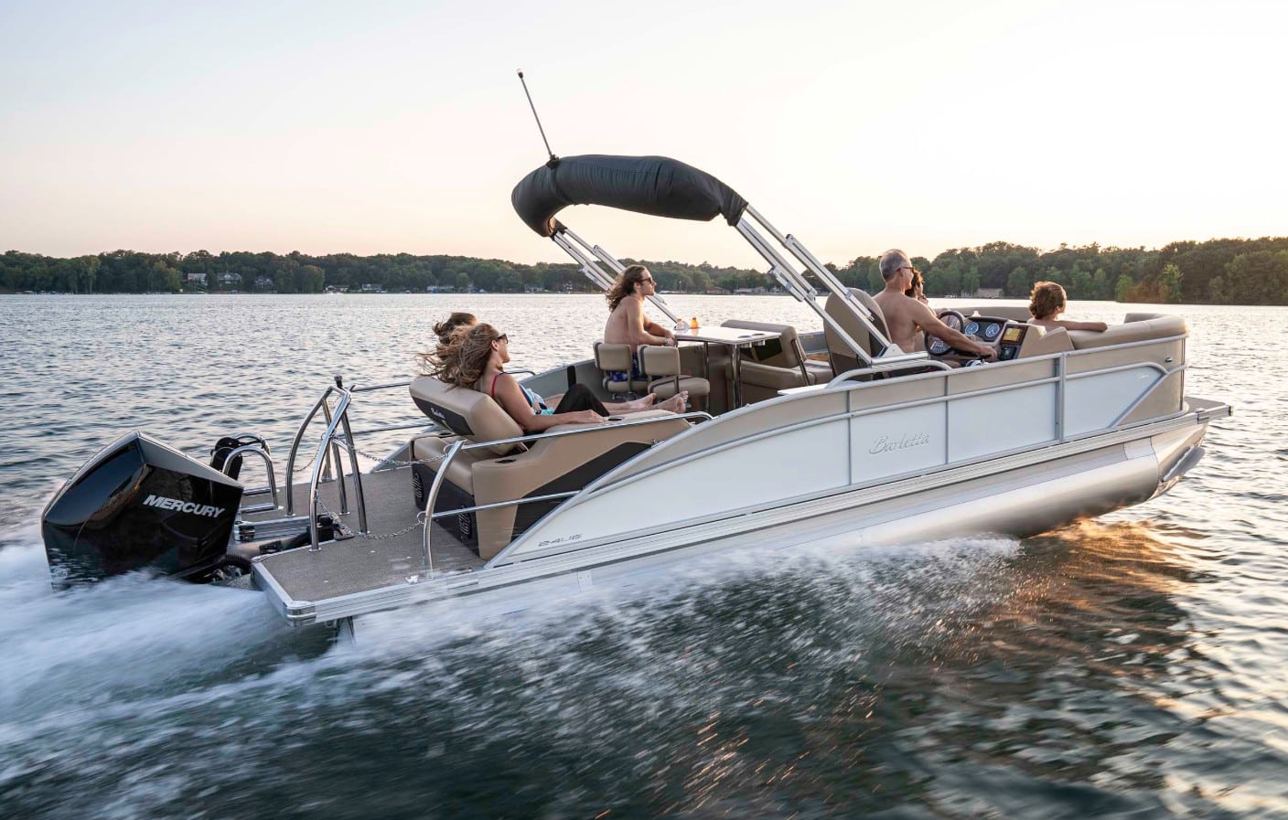 New Barletta Cabrio Ultra Lounge Luxury Pontoon Boats For Sale