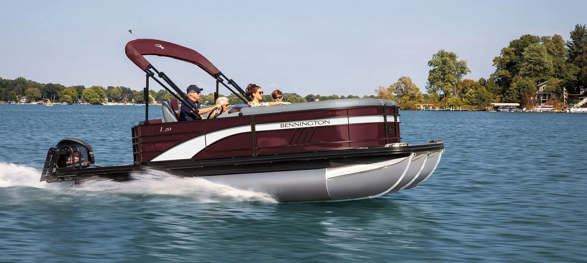 Used Bennington L Line Luxury Quad Bench Tritoon Boats For Sale