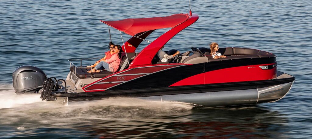 New Bennington RX Sport Luxury Swingback Tritoon Boats For Sale 